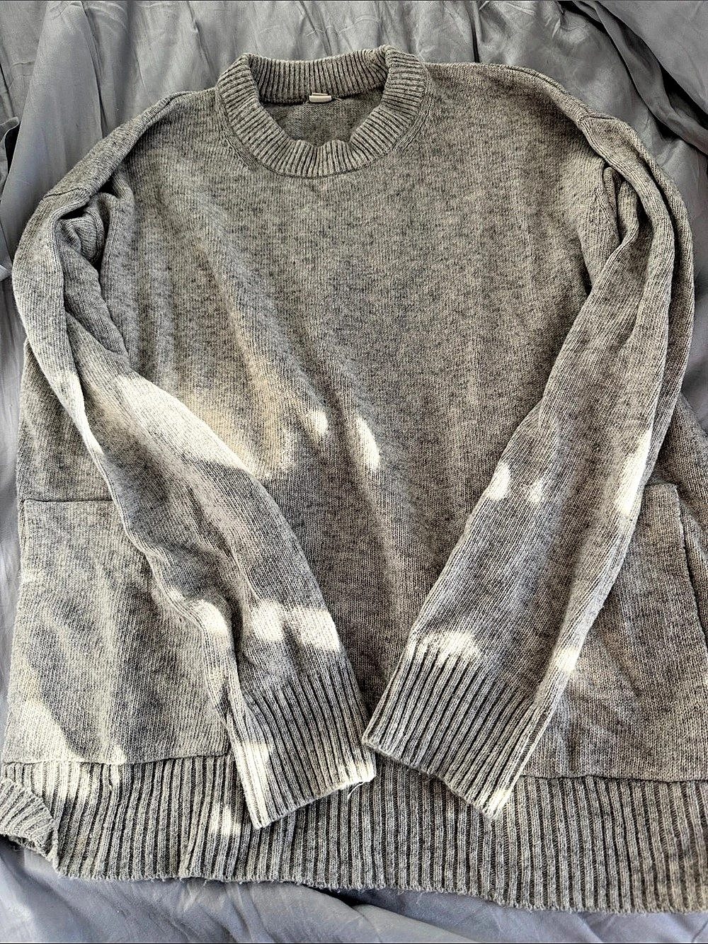 J.Crew Crewneck Sweater Gray XL Like New